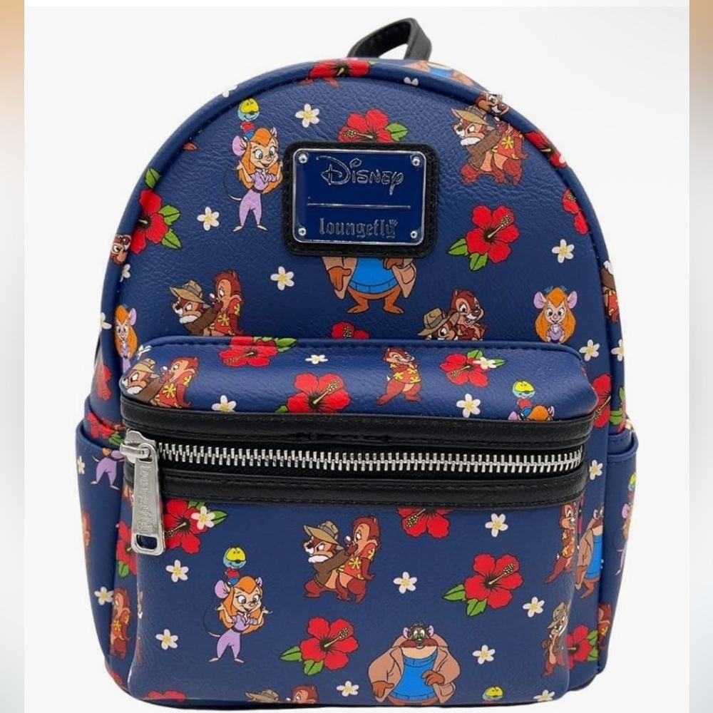 NWT - Chip 'n Dale Hawaiian Mini Loungefly Backpack